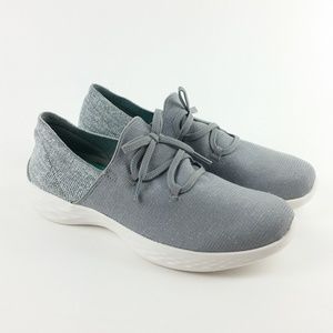You by Skechers Gray Slip On Sneakers S3-14